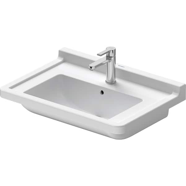 19.25 in. W x 27.5 in. D Ceramic Vanity Top in White