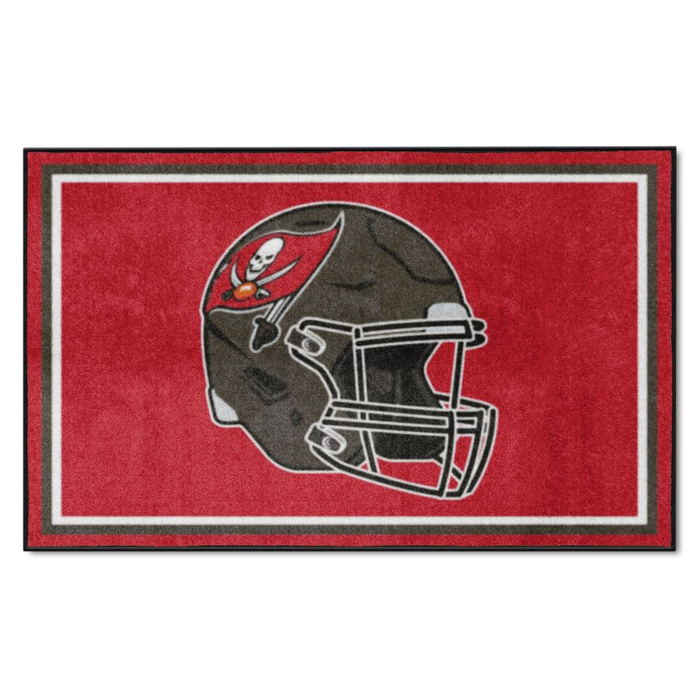 Officially Licensed NFL Tampa Bay Buccaneers Vintage Logo Football Rug