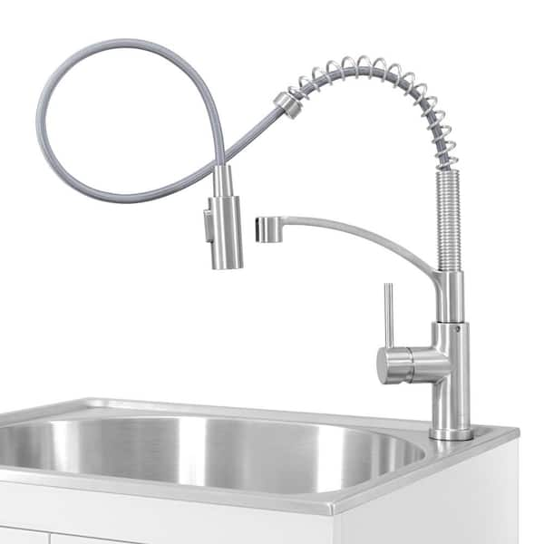 Glacier Bay All-in-One 24.2 in. x 21.3 in. x 33.8 in. Stainless