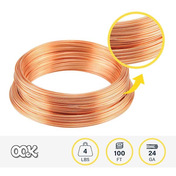 18 Gauge Copper Twisted Square Wire - 8 Feet