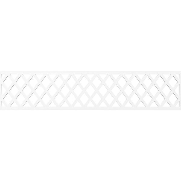 Manchester Fretwork 0.375 in. D x 46.75 in. W x 10 in. L PVC Panel Moulding