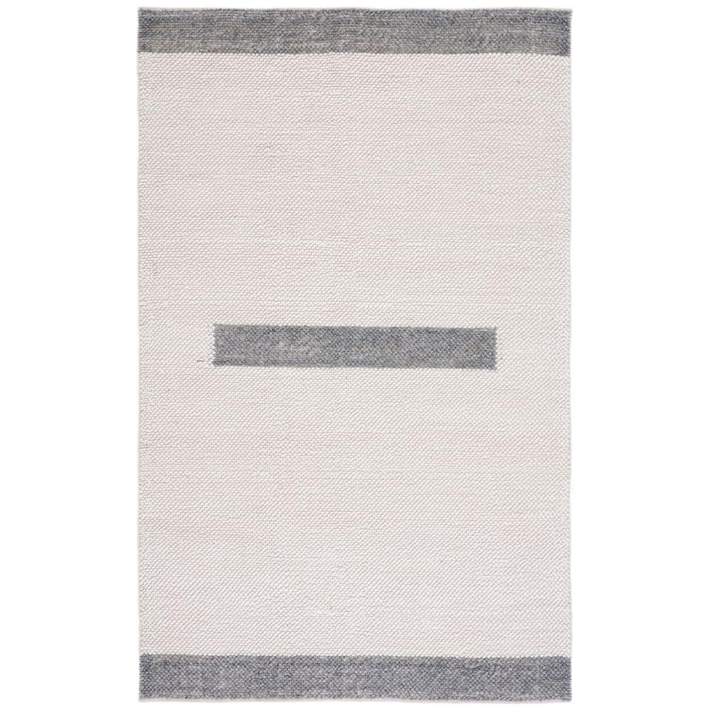 Natura 4 ft. x 6 ft. Ivory/Gray Geometric Border Area Rug price history on PriceWatchPro