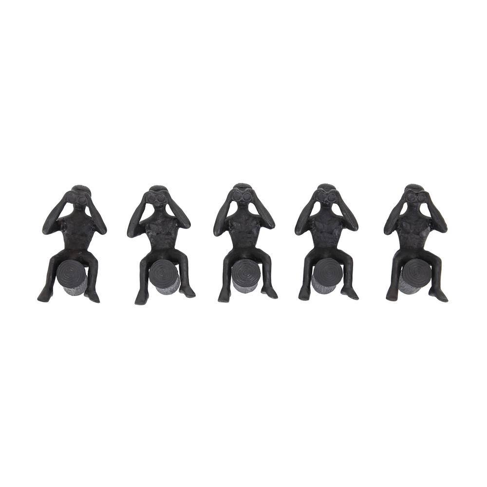 Dark Grey Aluminum Modern Sports Theme Wall Sculpture Set