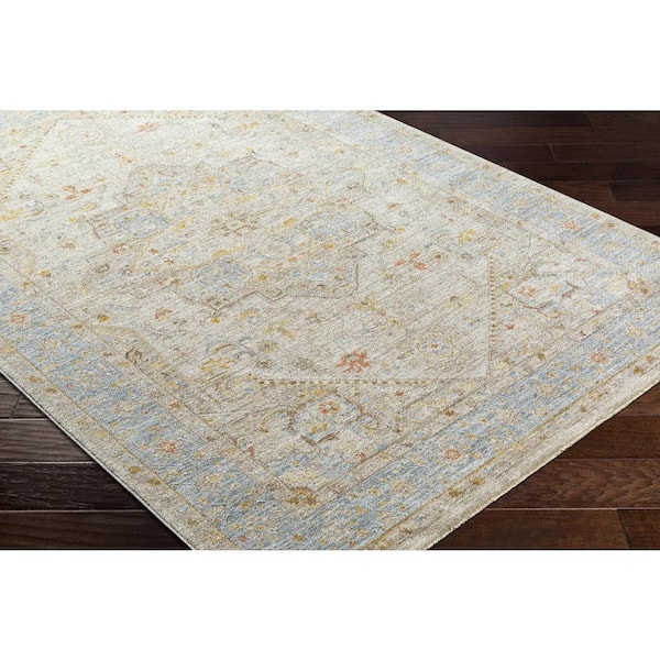Avant Garde 3 ft. x 4 ft. Brown Border Indoor Area Rug