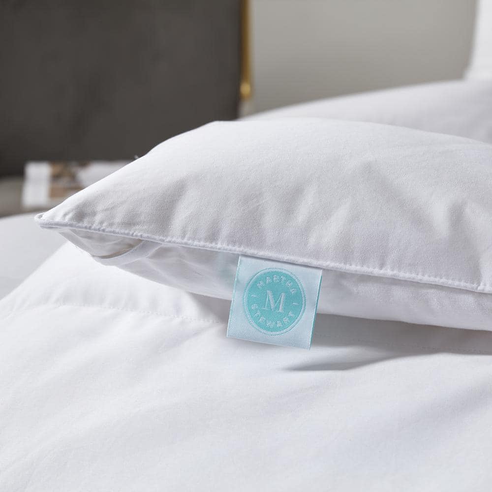 King White Cotton Sateen Down Bedspread