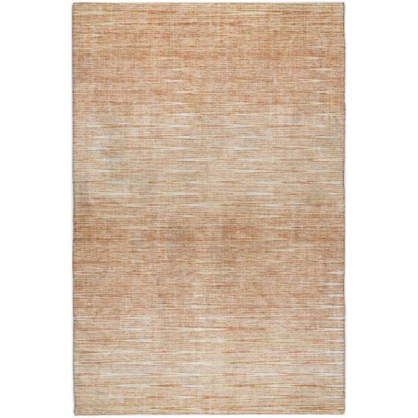 Dream Shag Premium Machine Washable Abstract ADS800 Salmon 9 ft. x 12 ft. Area Rug