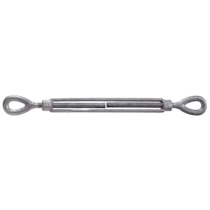 3/8-16 x 17-5/8 in. Eye and Eye Turnbuckle in Forged Steel with Hot-Dipped Galvanized (2-Pack)