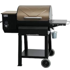 515 sq. in. Wood Pellet Grill and Smoker in Bronze