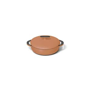 3.5 Qt. Rust Cast Iron Braiser with Domed Lid