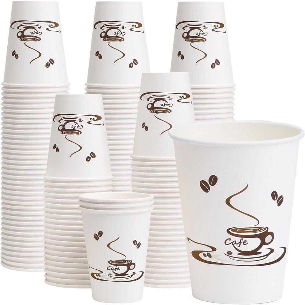 3.54 in. Brown Assorted Colors Disposable Paper Coffee Cups Leak-Free 12 oz. Bulk Hot Cold Beverage (240 Per Case) price history on PriceWatchPro