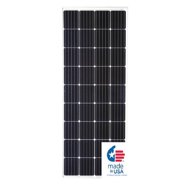 Grape Solar 190-Watt Monocrystalline PV Solar Panel for Cabins, RV's and Back-Up Power Systems