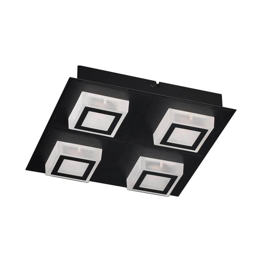 Masiano Black and White Aluminum LED Ceiling Light