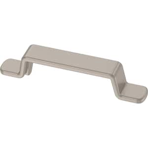 Uniform Bends 3 in. (76 mm) Satin Nickel Cabinet Drawer Pull