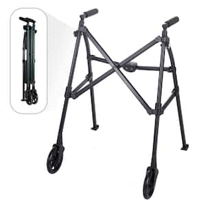 Wonder Walker, 2-Wheel Lightweight Folding Walker in Matte Black