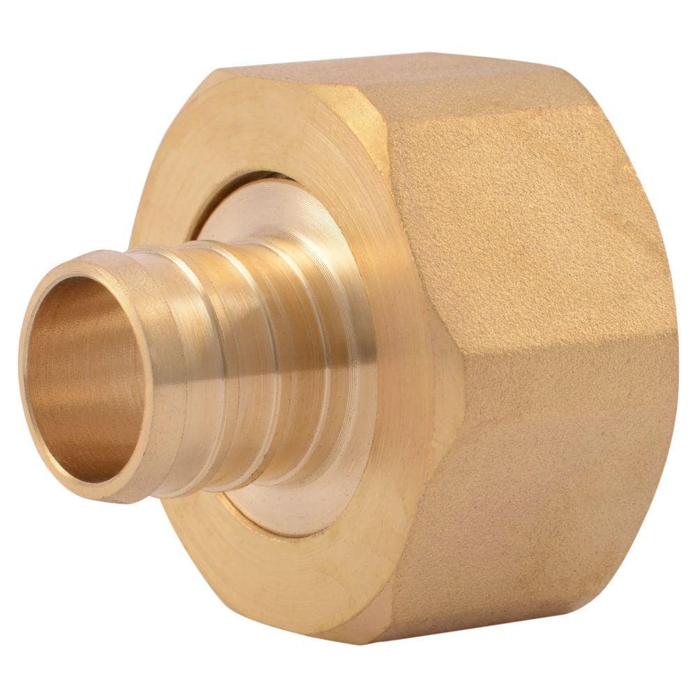 SharkBite 3/4 in. PEX Barb x 1 in. NPSM Brass Swivel Adapter