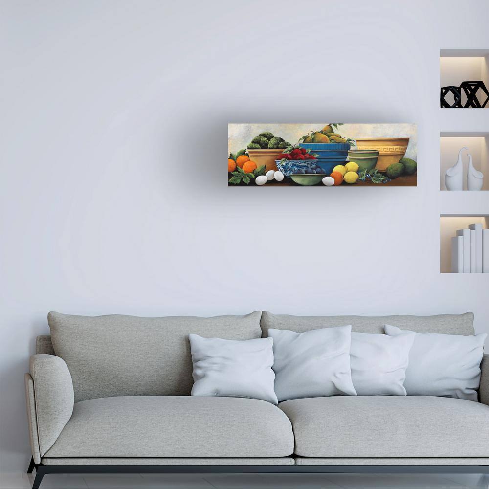 Debbi Wetzel Fruit Bowls Photography Canvas Art 10x32