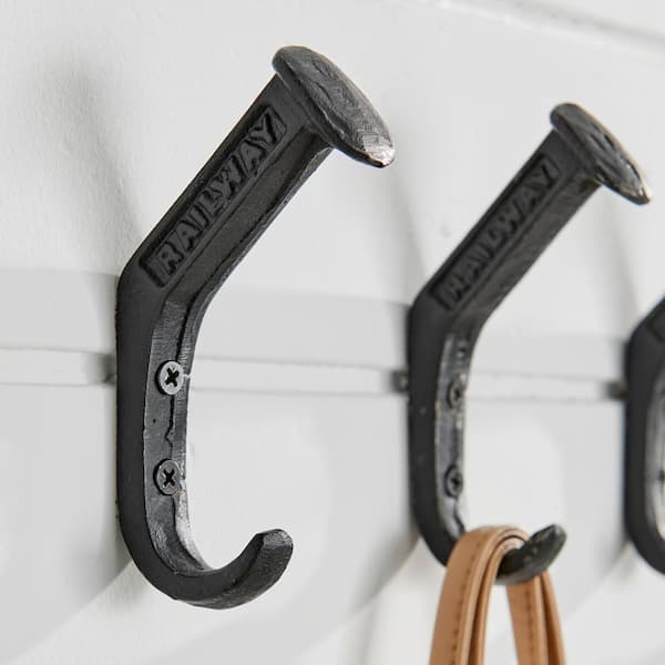 Single Metal Wall Hooks Made From Steel, Modern Industrial Farmhouse Hook,  Silver, Anthracite Grey, Black or Bronze -  Canada