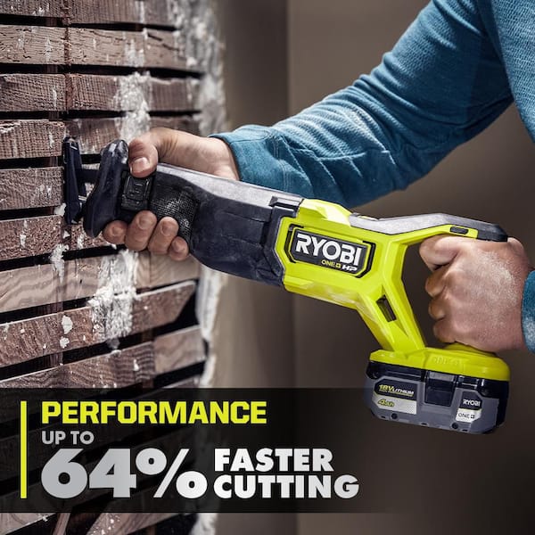 RYOBI ONE+ HP 18V Brushless Cordless 8-Tool Combo Kit w/ Batteries, Charger, & Bag w/ FREE (2) 6.0 HIGH PERFORMANCE Batteries