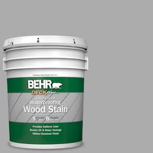 5 gal. #N520-3 Flannel Gray Solid Color Waterproofing Exterior Wood Stain