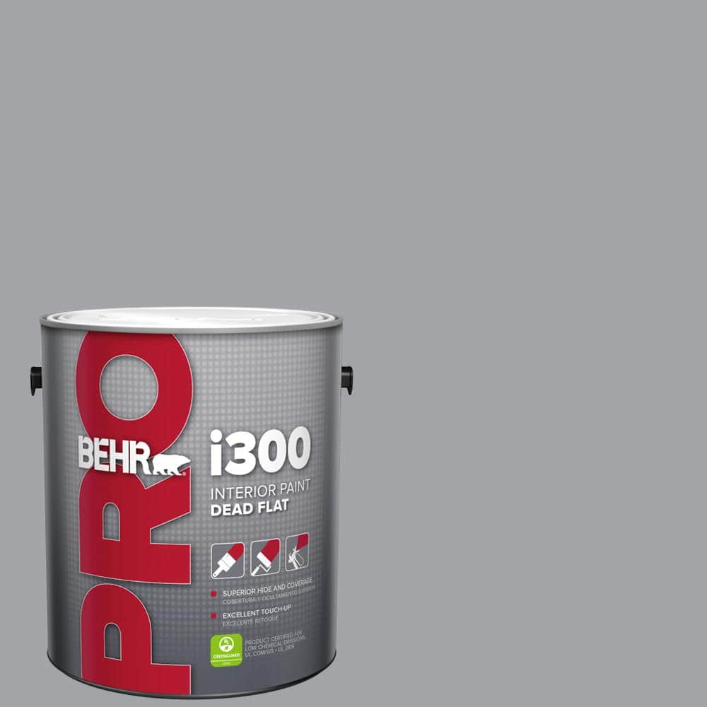 1 gal. #N530-4 Power Gray Dead Flat Interior Paint price history on PriceWatchPro