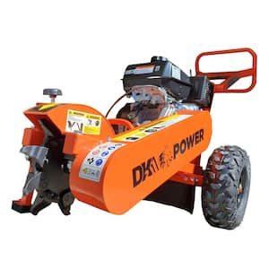 Reconditioned 12 in. 14 HP Gas Powered Commercial Stump Grinder with 9 High Speed HPDC Machined Carbide Cutters