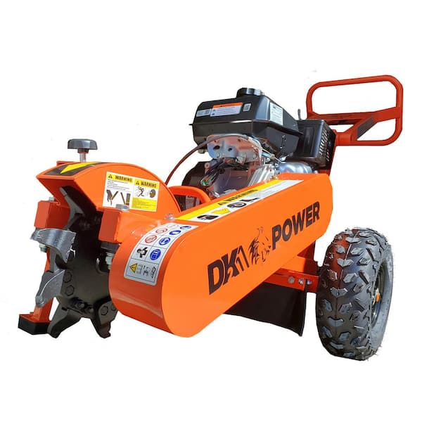 DK2 Reconditioned 12 in. 14 HP Gas Powered Commercial Stump Grinder with 9 High Speed HPDC Machined Carbide Cutters