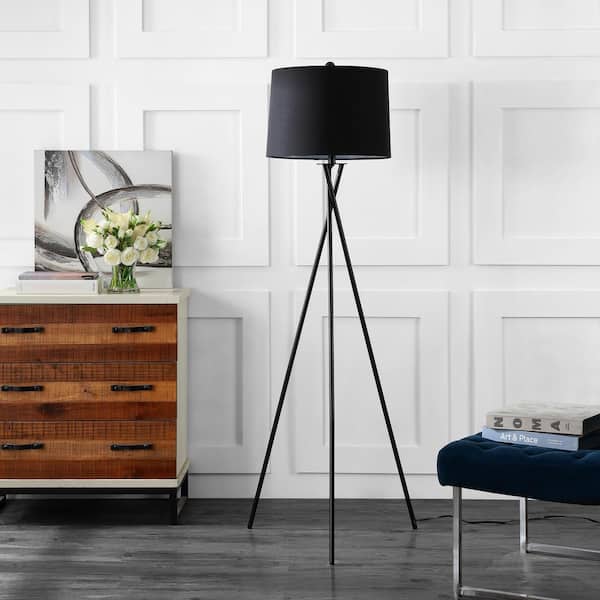 Parsen 61.5 in. Black Floor Lamp