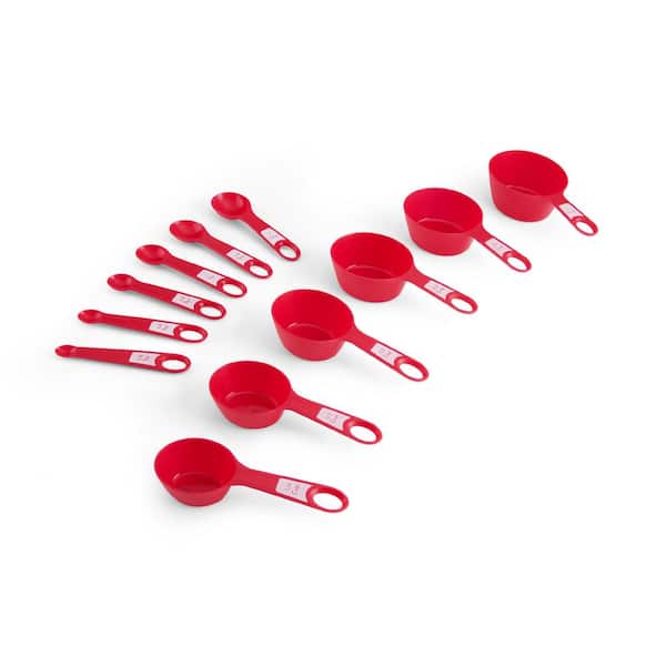 Farberware Measuring Spoons Durable Plastic Set Of 5 Kitchen Tools