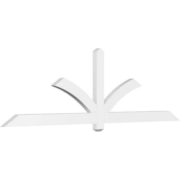 Ekena Millwork Redmond 96 in. W x 28 in. H x 2 in. D Signature Polyurethane Bracket