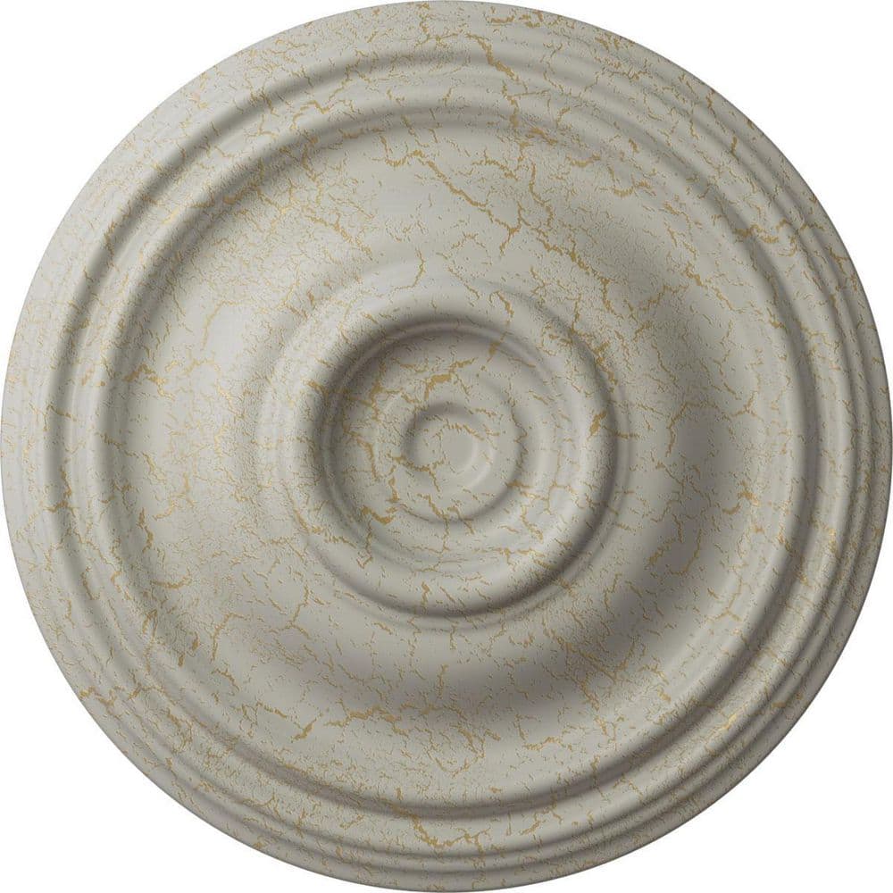 1-3/4 in. x 14-3/4 in. x 14-3/4 in. Polyurethane Traditional Ceiling Medallion, Pot of Cream Crackle price history on PriceWatchPro