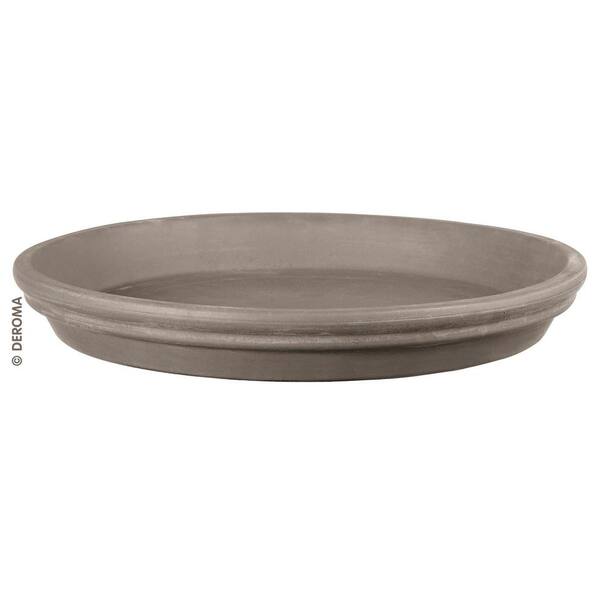 Pennington 8 in. Graphite Terra Cotta Clay Saucer 100544620 The Home Depot