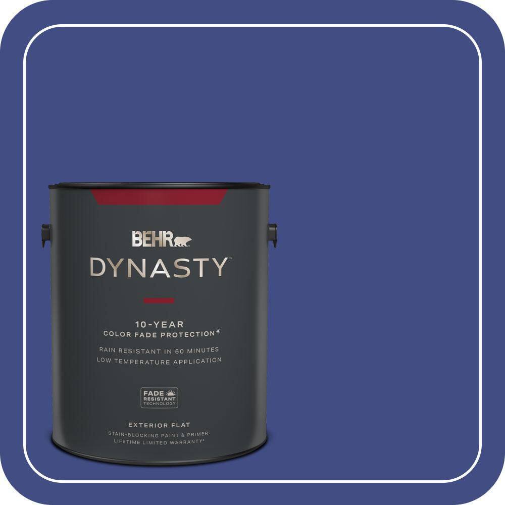 1 gal. #MQ5-48 Boudoir Blue Flat Exterior Stain-Blocking Paint & Primer price history on PriceWatchPro