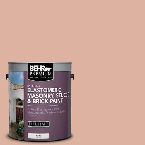 BEHR PREMIUM 1 gal. #MS-02 Rosestone Elastomeric Masonry, Stucco and Brick Exterior Paint