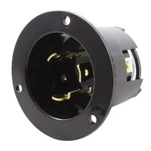 AC WORKS 30A 250V L6-30P Power Input Inlet UL and C-UL Listed with ...