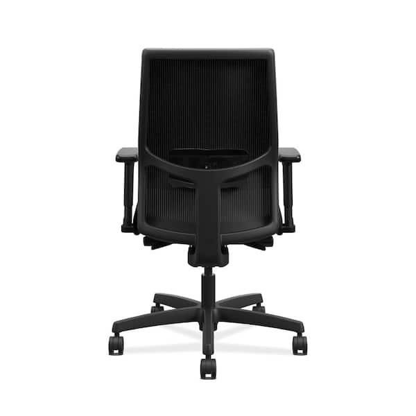 Hon Ignition 2 0 Mesh Back Task Chair In Black With Adjustable Arms And Adjustable Lumbar Support Honi2m2amlc10tk The Home Depot