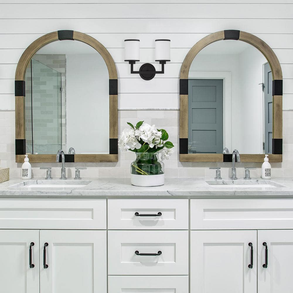 Bryant Black Forged Dimmable 2-Light Wall Sconce