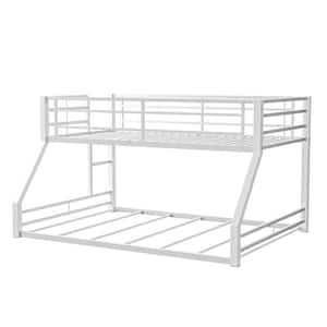 Bowry White Powder Coating Twin Over Full Bunk Bed