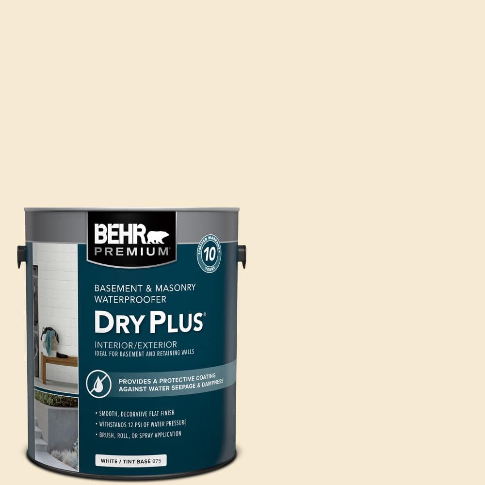 1 gal. #BW-12 Dried Husk Flat Interior/Exterior Dry Plus Basement & Masonry