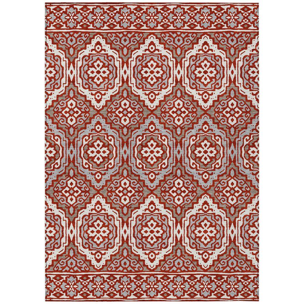 Chantille Machine Washable Indoor/Outdoor Abstract ACN2669 Red 3 ft. x 4 ft. Area Rug price history on PriceWatchPro