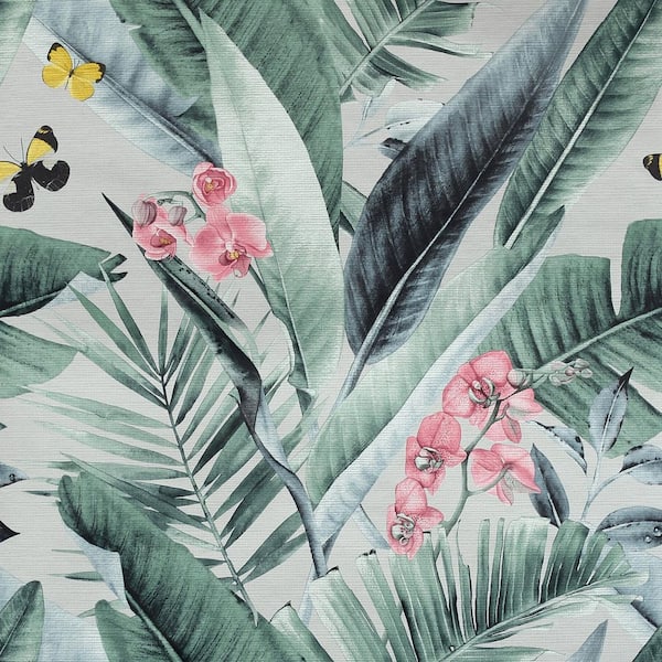 Miriam Green Tropical Wallpaper Sample