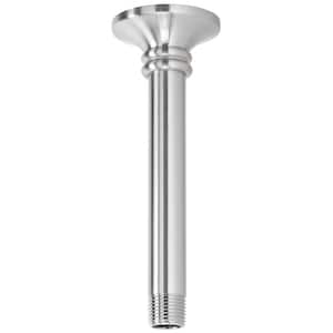 6 in. Ceiling Mount Shower Arm in Brushed Nickel