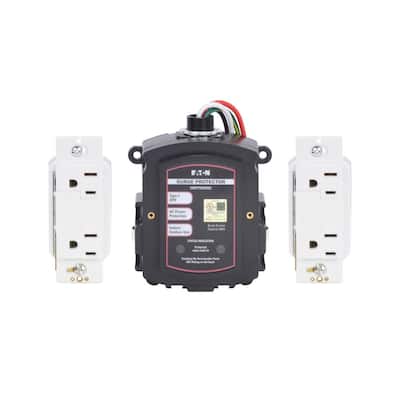 Whole House Surge Protector and Two Surge Receptacles