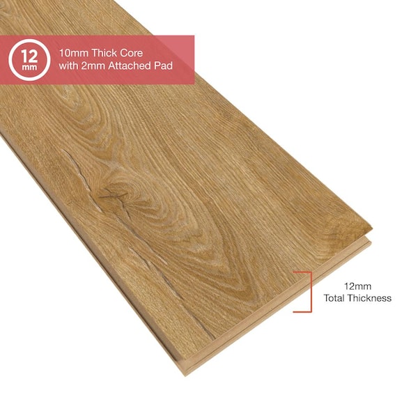 Pergo - Outlast+ Marigold Oak 12 mm T x 7.4 in. W Waterproof Laminate Wood Flooring (19.63 sqft/case)