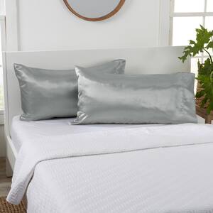 Silver Standard 2 Pack Soft Satin Silk Pillowcase