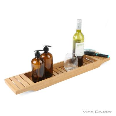 Euro-Home EW1821 Deluxe Bamboo and Chrome Shower Caddy Euro-Home EW1821 Deluxe Bamboo and Chrome Shower Caddy