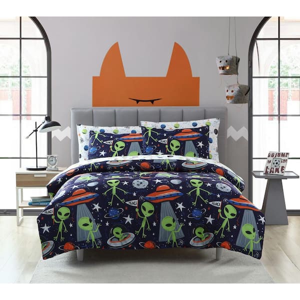 Digital Printing Bedding One Piece Two-piece Set Children's Cartoon Anime  Three-piece Quilt Cover Comfortable Bed Cover Washable