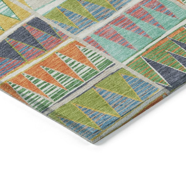 Chantille Machine Washable Indoor/Outdoor Abstract ACN2205 Beige 8 ft. x 10 ft. Area Rug