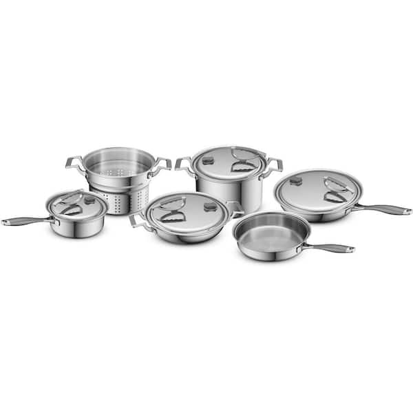 Unbranded Original 10-Piece Stainless Steel Cookware Set