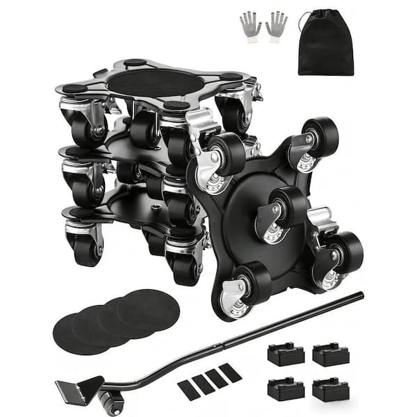 Furniture Dolly, Maximum 1200 lbs. Load Capacity Heavy Duty Furniture Movers 360° Rotation Wheels, Carbon Steel Panel