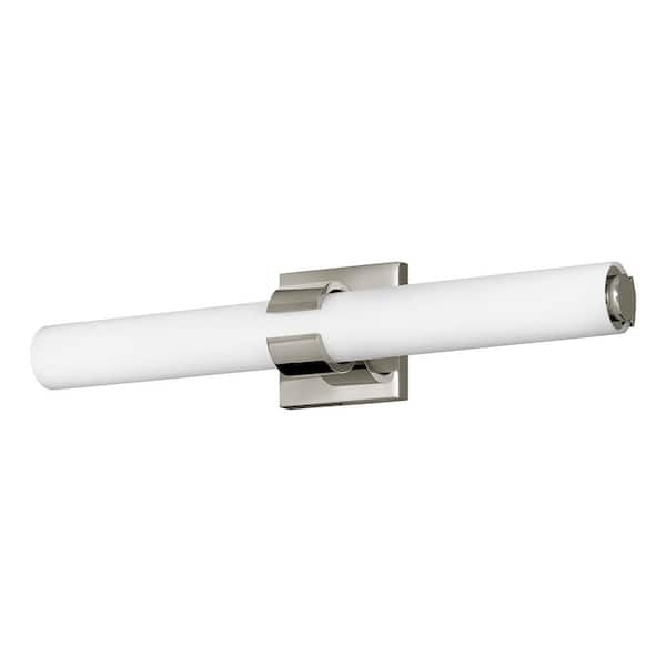 HINKLEY - Aiden 36.00-Watt Integrated Led Polished Nickel Integrated Led Bath Light